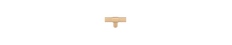 20986 - Helsinki T Cabinet Pull - Brushed Brass