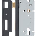 6069 - Rebated 85mm Euro Mortice Locks - 60mm Backset - Matt Black
