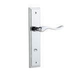 11926P85 - Stirling Lever - Stepped Backplate - Polished Chrome - Privacy