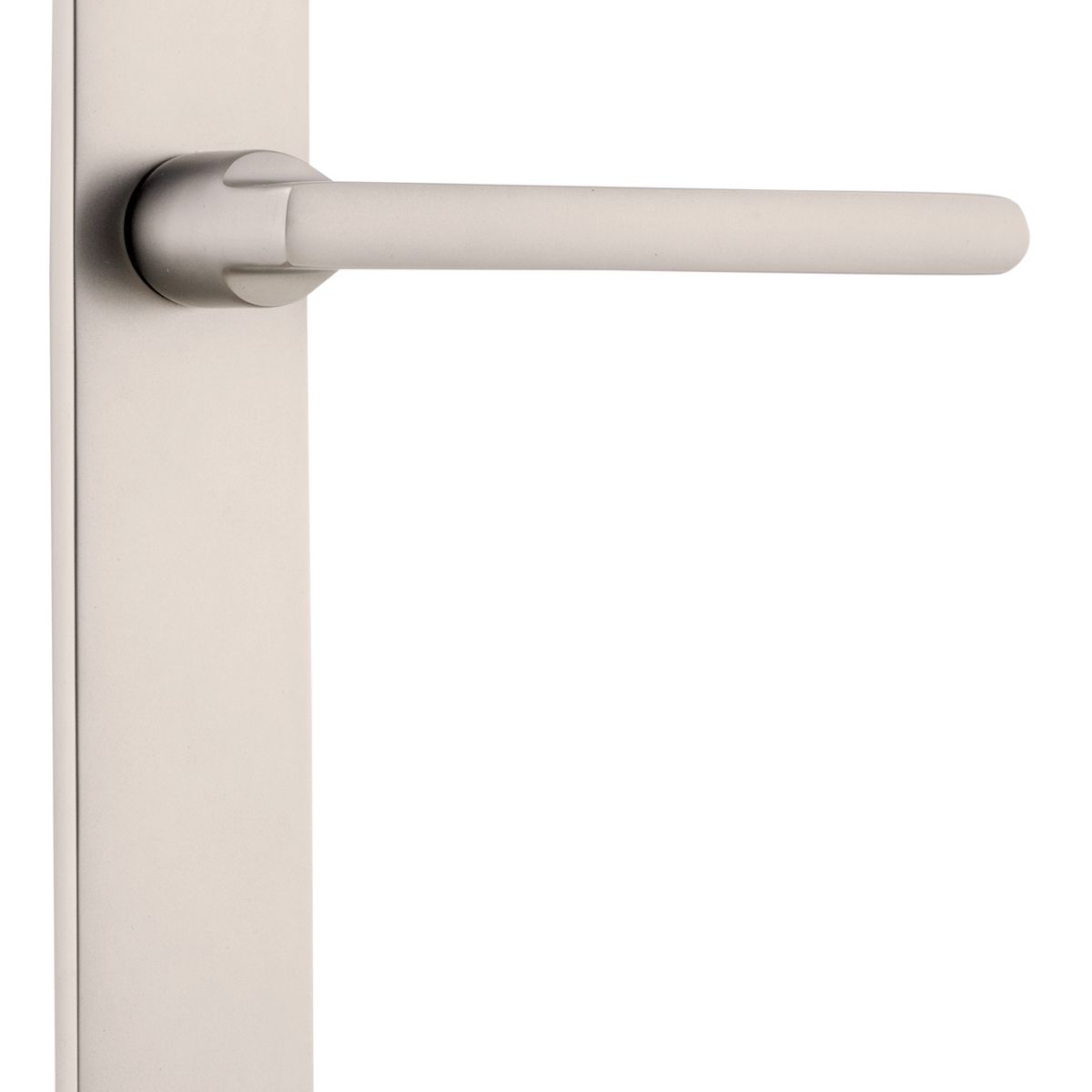 14702 - Baltimore Lever - Rectangular Backplate - Satin Nickel - Passage