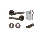 20621KENTR60KT - Helsinki Lever - Round Rose Entrance Kit with Separate High Security Lock - Signature Brass - Entrance