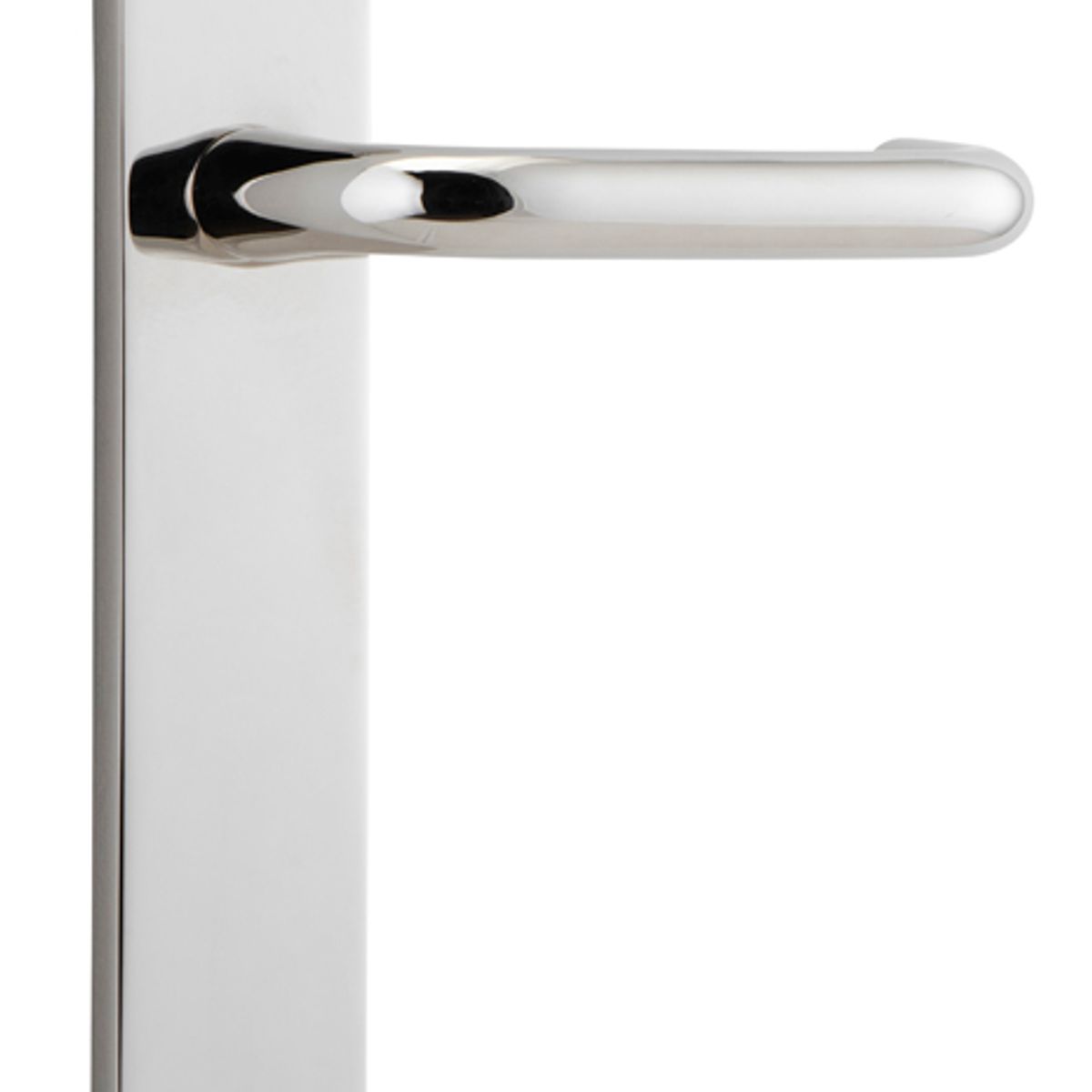 14346 - Oslo Lever - Oval Backplate - Polished Nickel - Passage