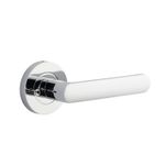 20774KIBPRIV60 - Osaka Lever - Round Rose (Inbuilt Privacy) - Polished Chrome - Privacy