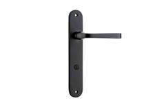 12732P85 - Annecy Lever - Oval Backplate - Matt Black - Privacy