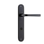 12732P85 - Annecy Lever - Oval Backplate - Matt Black - Privacy