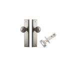 14842KPASS60 - Guildford Knob - Stepped Backplate Passage Kit - Satin Nickel - Passage