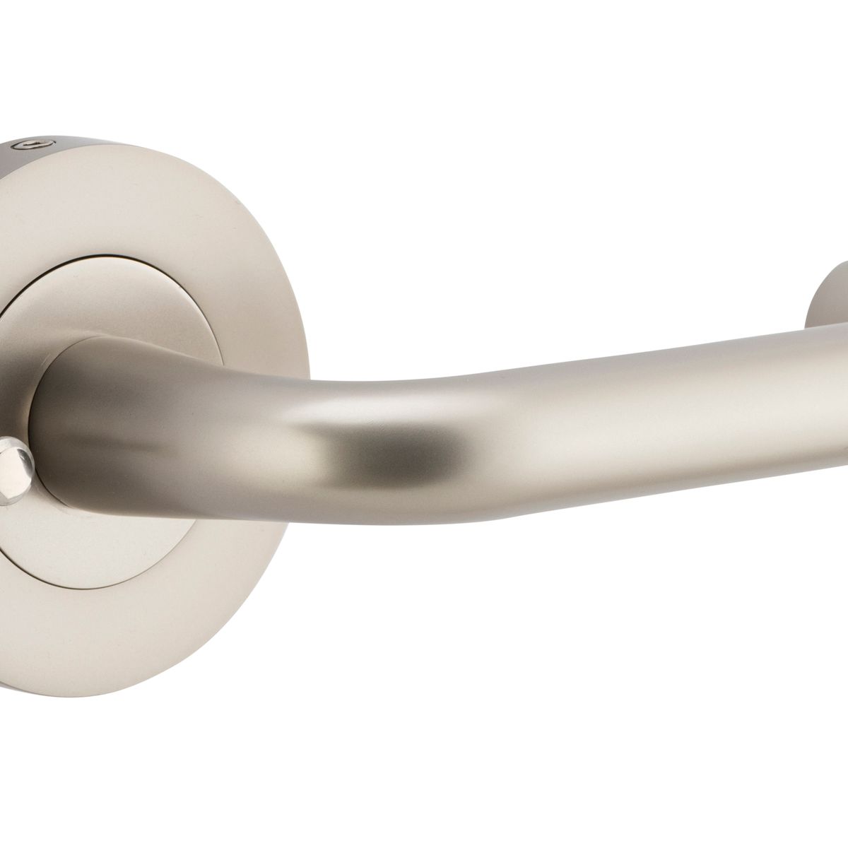20359KIBPRIV60 - Oslo Lever - Round Rose (Inbuilt Privacy) - Satin Nickel - Privacy