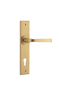 Annecy Lever - Chamfered Backplate