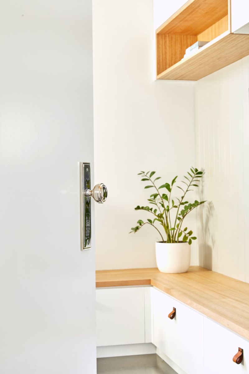 14320 - Paddington Knob - Rectangular Backplate - Polished Nickel - Passage