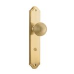15330P85 - Guildford Knob - Shouldered Backplate - Brushed Brass - Privacy
