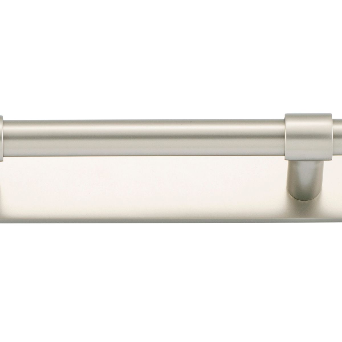 20999B - Helsinki Cabinet Pull with Backplate - CTC96mm - Satin Nickel