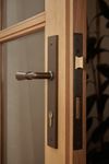 10700E85 - Sarlat Lever - Rectangular Backplate - Signature Brass - Entrance