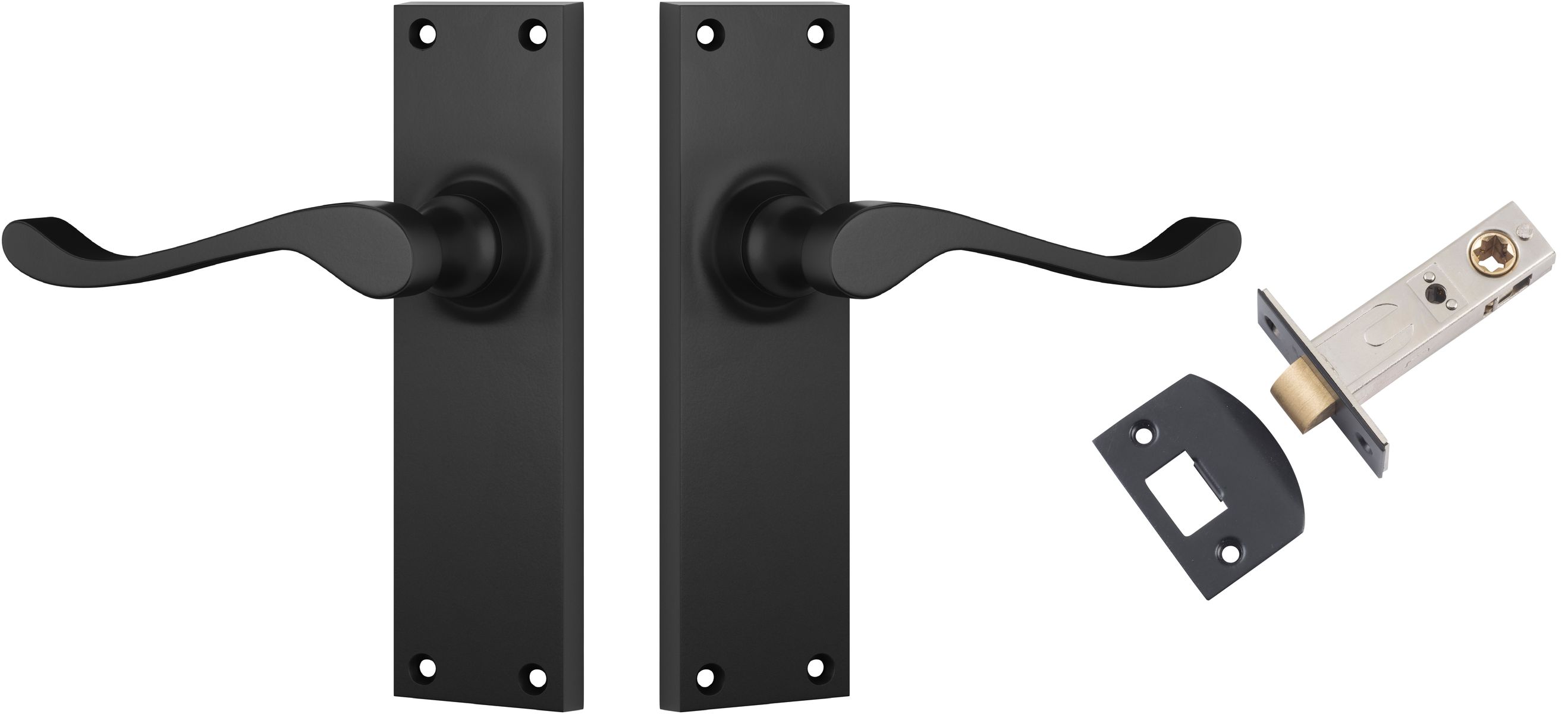 Victorian Lever - Long Backplate Passage Set