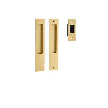 Rectangular Sliding Door Pull Passage Kit