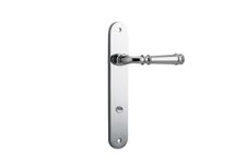 11730P85 - Verona Lever - Oval Backplate - Polished Chrome - Privacy