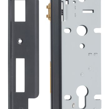 Rebated 85mm Euro Roller Mortice Locks - 45mm Backset
