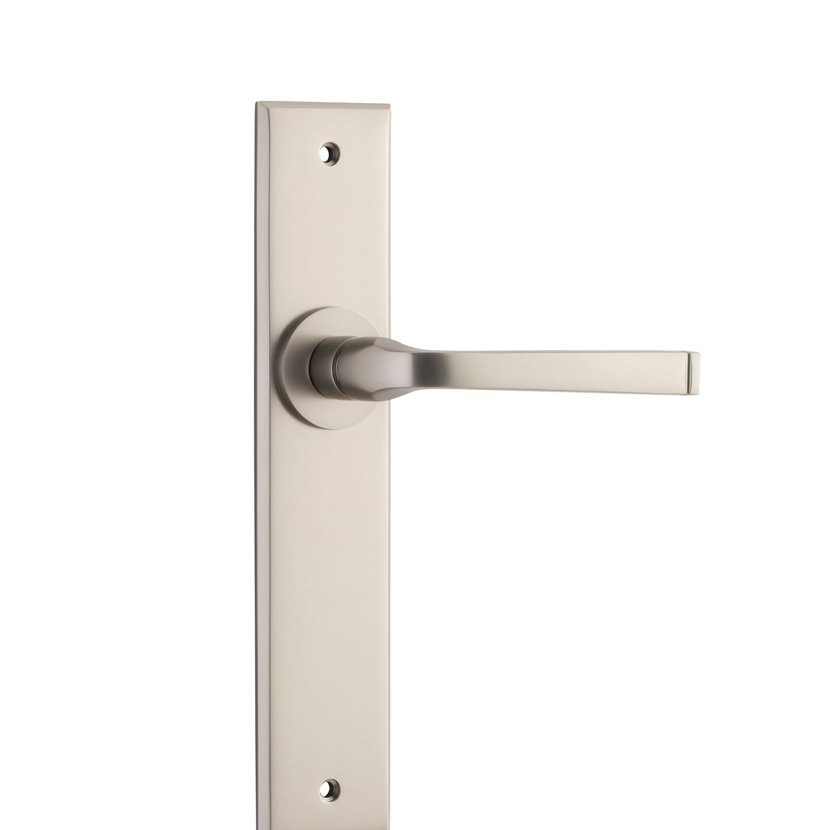 14788 - Annecy Lever - Chamfered Backplate - Satin Nickel - Passage