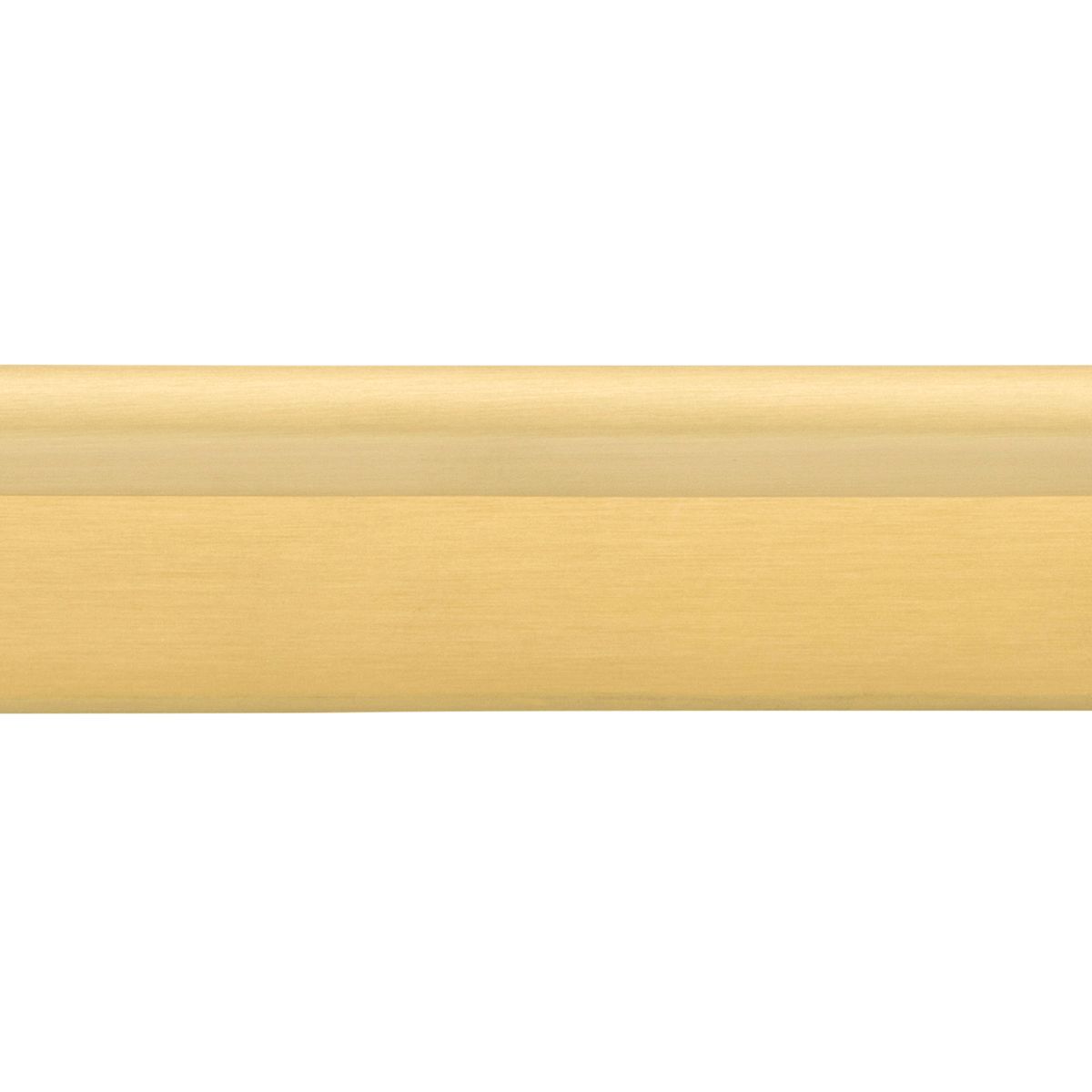 17201B - Baltimore Cabinet Pull with Backplate - CTC160mm - Brushed Gold PVD