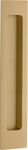 21782 - Rectangular Flush Pull - Brushed Brass - Passage