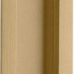 21782 - Rectangular Flush Pull - Brushed Brass - Passage