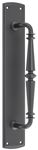 9343 - Sarlat Pull Handle on Backplate - Matt Black