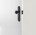 12830 - Guildford Knob - Shouldered Backplate - Matt Black - Passage