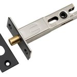 20580 - Privacy Bolt - Round - 70mm Backset - Matt Black