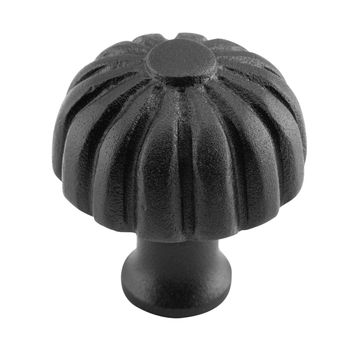 Fluted Cupboard Knob - D38xP42mm