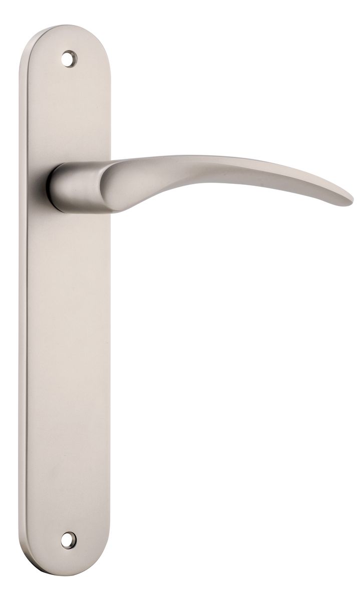 14728 - Oxford Lever - Oval Backplate - Satin Nickel - Passage