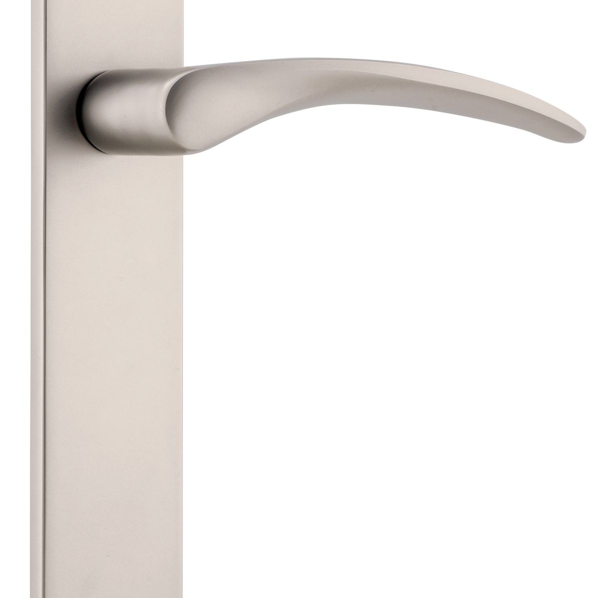 14728 - Oxford Lever - Oval Backplate - Satin Nickel - Passage