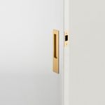 21416 - Rectangular Sliding Door Pull Passage Kit - Brushed Brass - Passage