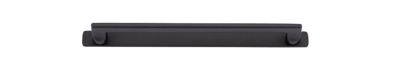 20903B - Baltimore Cabinet Pull with Backplate - CTC256mm - Matt Black