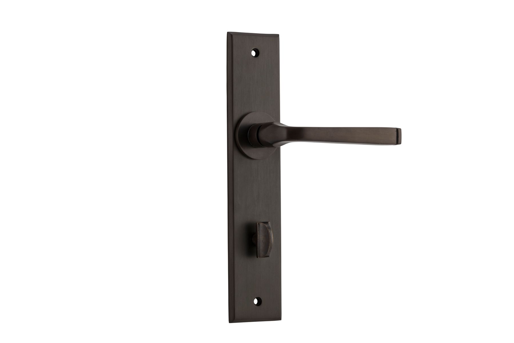 10788P85 - Annecy Lever - Chamfered Backplate - Signature Brass - Privacy