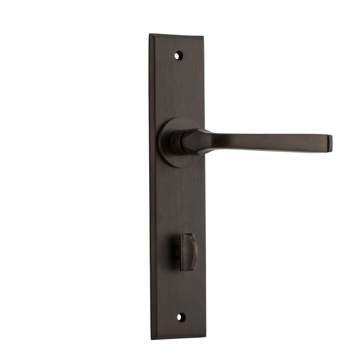 10788P85 - Annecy Lever - Chamfered Backplate - Signature Brass - Privacy