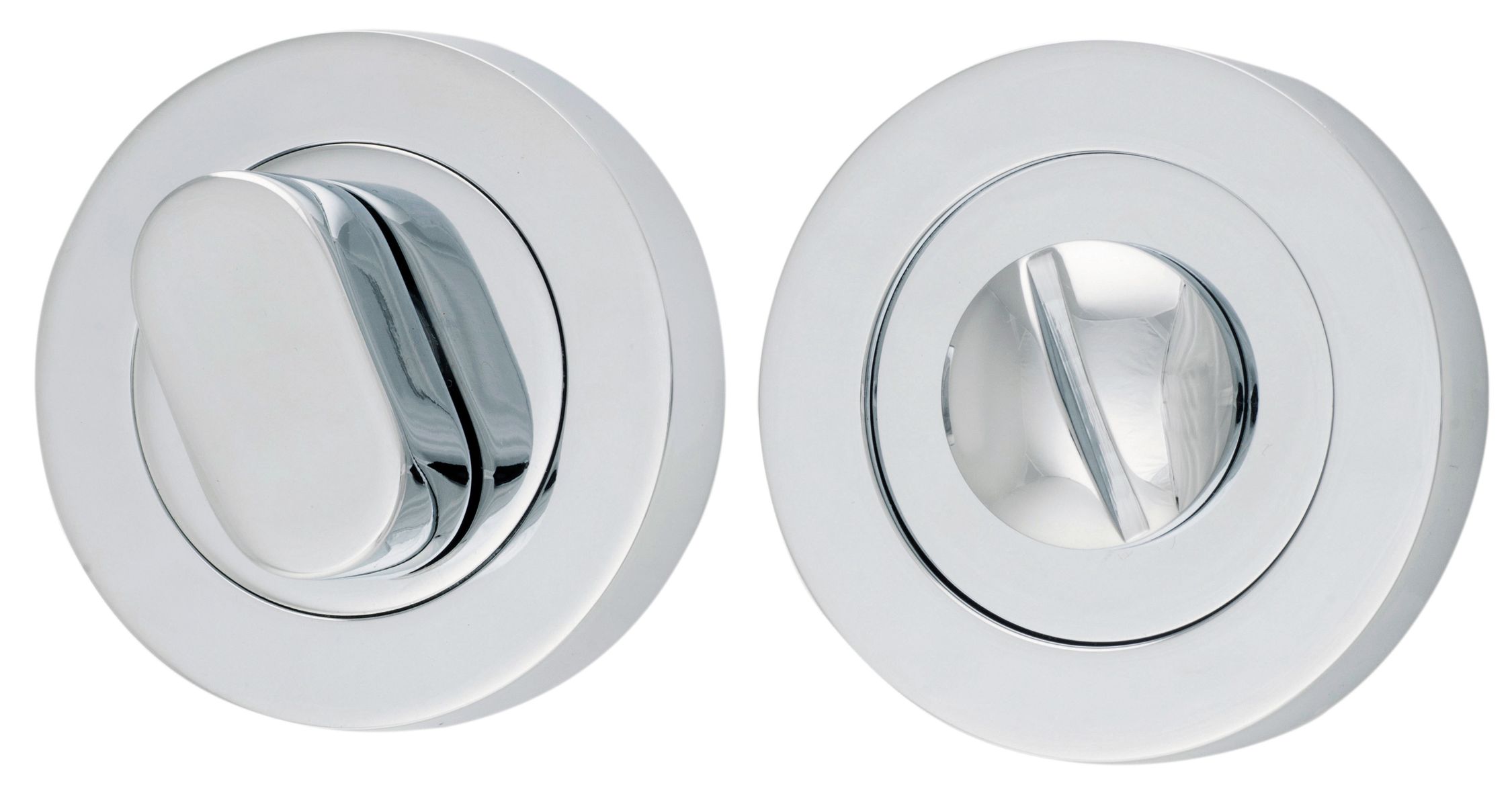 9314 - Privacy Turn - Round - Polished Chrome