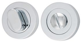 9314 - Privacy Turn - Round - Polished Chrome