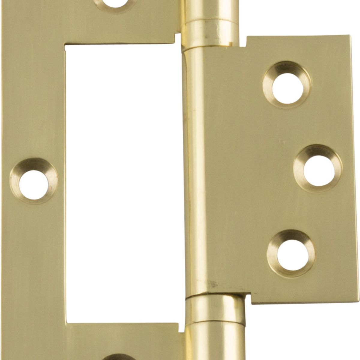 2497 - Hirline Hinge - H100xW49mm - Polished Brass