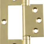 2497 - Hirline Hinge - H100xW49mm - Polished Brass