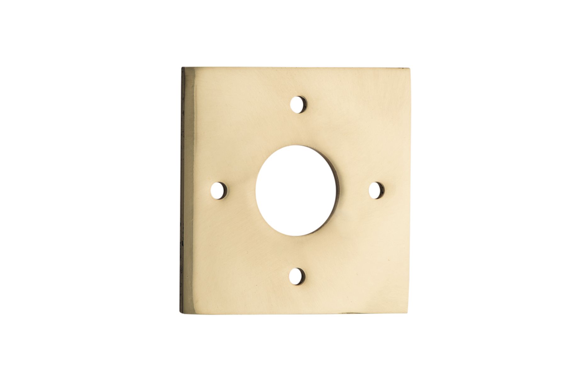 0240 - Adaptor Plate - Square - Polished Brass