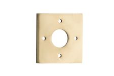 0240 - Adaptor Plate - Square - Polished Brass