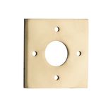 0240 - Adaptor Plate - Square - Polished Brass