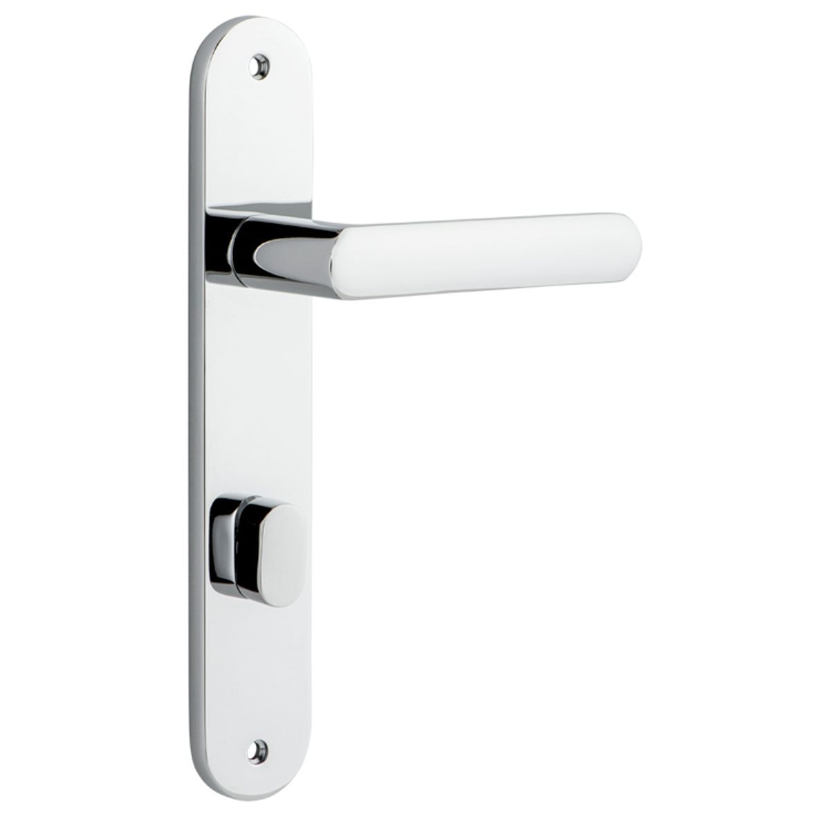 11864P85 - Osaka Lever - Oval Backplate - Polished Chrome - Privacy