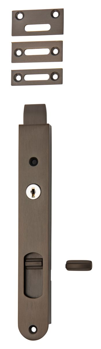20381 - Locking Flush Bolt - 200mm - Signature Brass