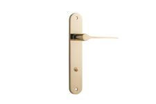 10270 - Como Lever - Oval Backplate - Polished Brass - Passage