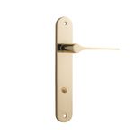10270 - Como Lever - Oval Backplate - Polished Brass - Passage