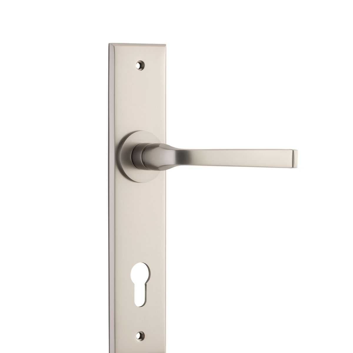 14788E85 - Annecy Lever - Chamfered Backplate - Satin Nickel - Entrance
