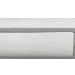 0534B - Cali Cabinet Pull with Backplate - CTC 96mm - Brushed Chrome