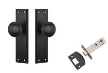 Milton Door Knob - Long Backplate Passage Set