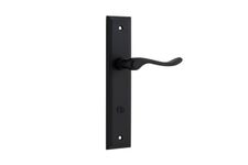 12926P85 - Stirling Lever - Stepped Backplate - Matt Black - Privacy