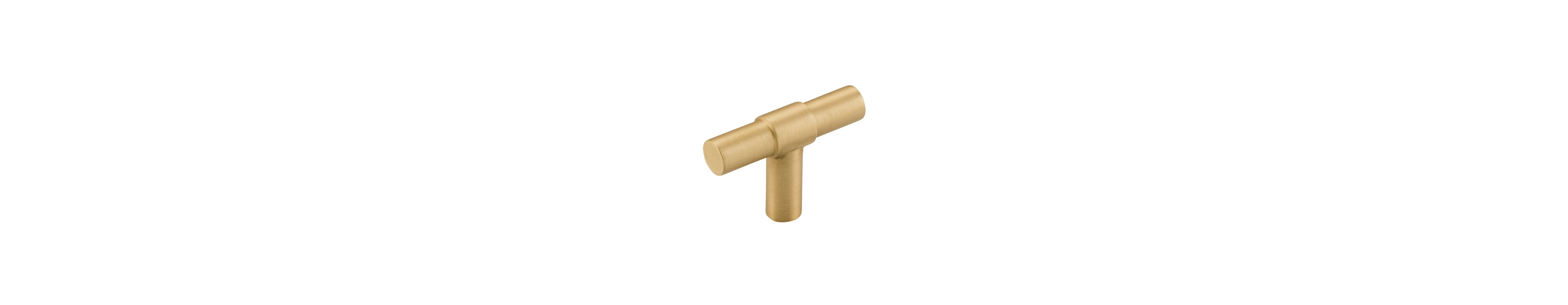 20986 - Helsinki T Cabinet Pull - Brushed Brass